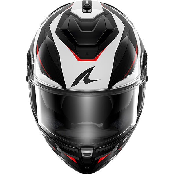 Shark Spartan GT Pro Carbon Mekarium DSR - Silver / Red
