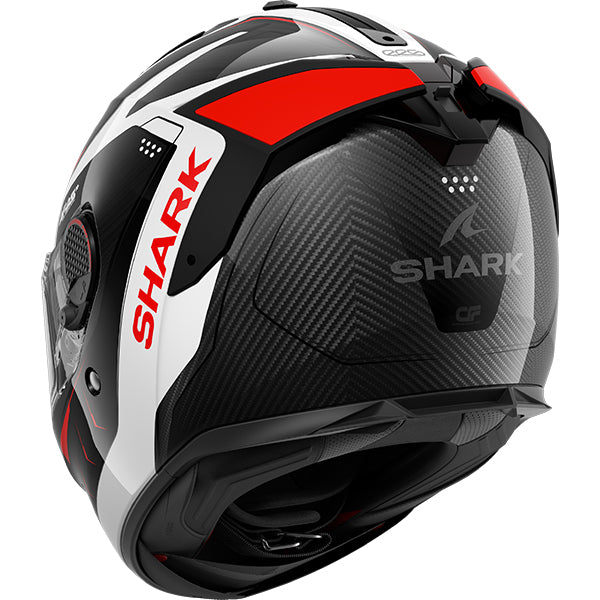 Shark Spartan GT Pro Carbon Mekarium DSR - Silver / Red