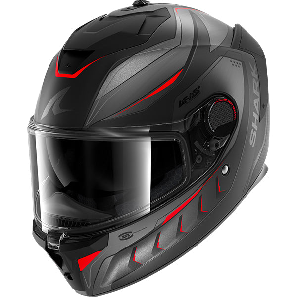 Shark Spartan GT Pro Carbon Mekarium DAR - Anthracite / Red