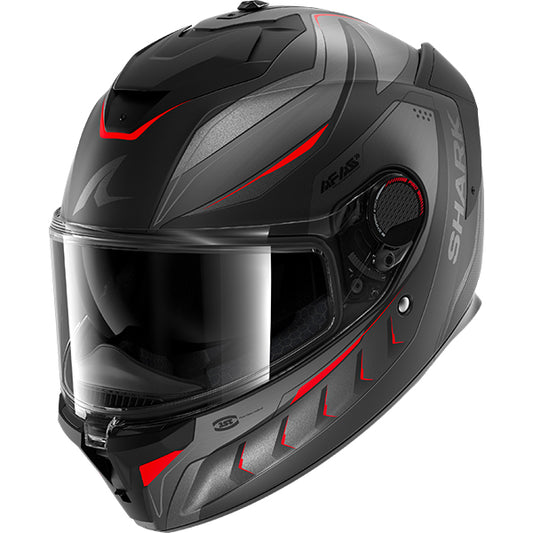 Shark Spartan GT Pro Carbon Mekarium DAR - Anthracite / Red