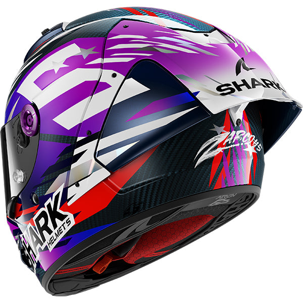 Shark Aeron-GP FIM 2 Zarco Signature 2026 DVU - Carbon / Violet / Chrome