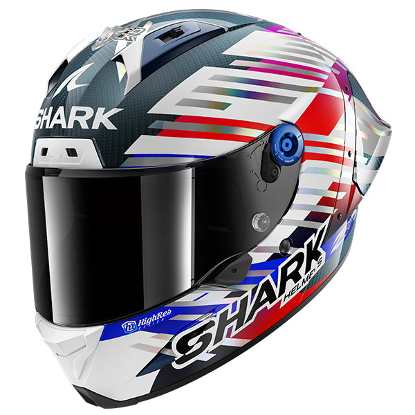 Shark Aeron-GP FIM 2 Zarco GP De France 2026 DUR - Carbon / Chrome / Red