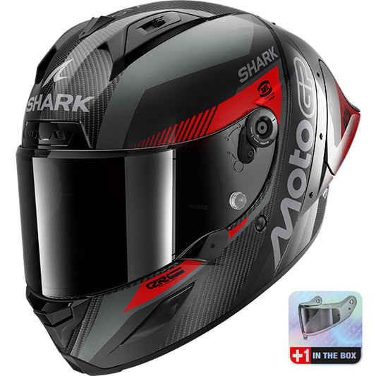 Shark Aeron-GP FIM 2 MotoGP DAR - Carbon / Anthracite / Red