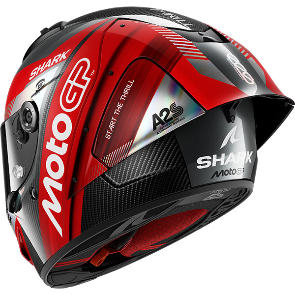 Shark Aeron-GP FIM 2 MotoGP DRU - Carbon / Red / Chrome