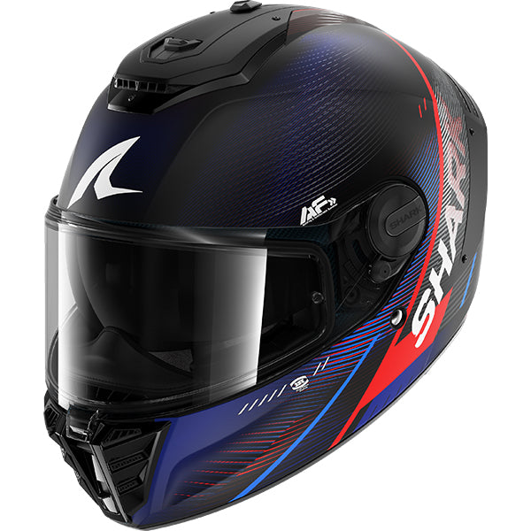 Shark Spartan RS Speed-Tech Mat KBR - Black / Blue / Red