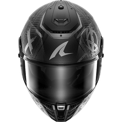 Shark Spartan RS Carbon Shiever DAS - Anthracite / Silver