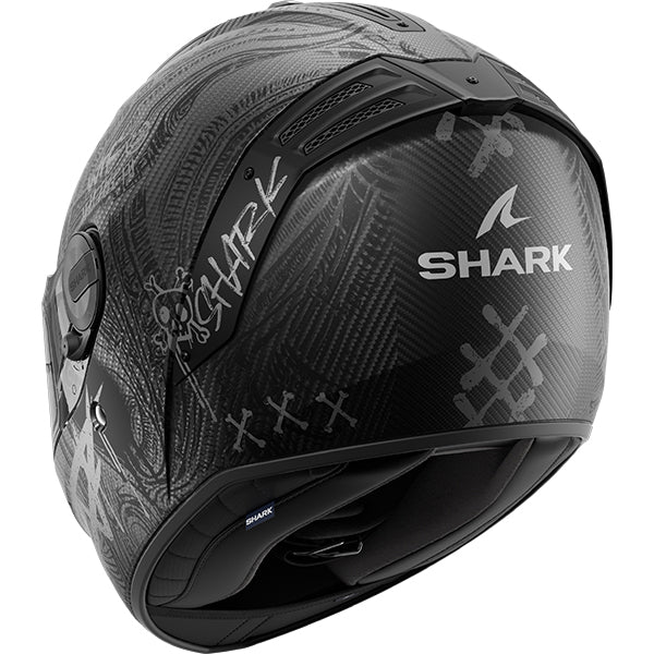 Shark Spartan RS Carbon Shiever DAS - Anthracite / Silver