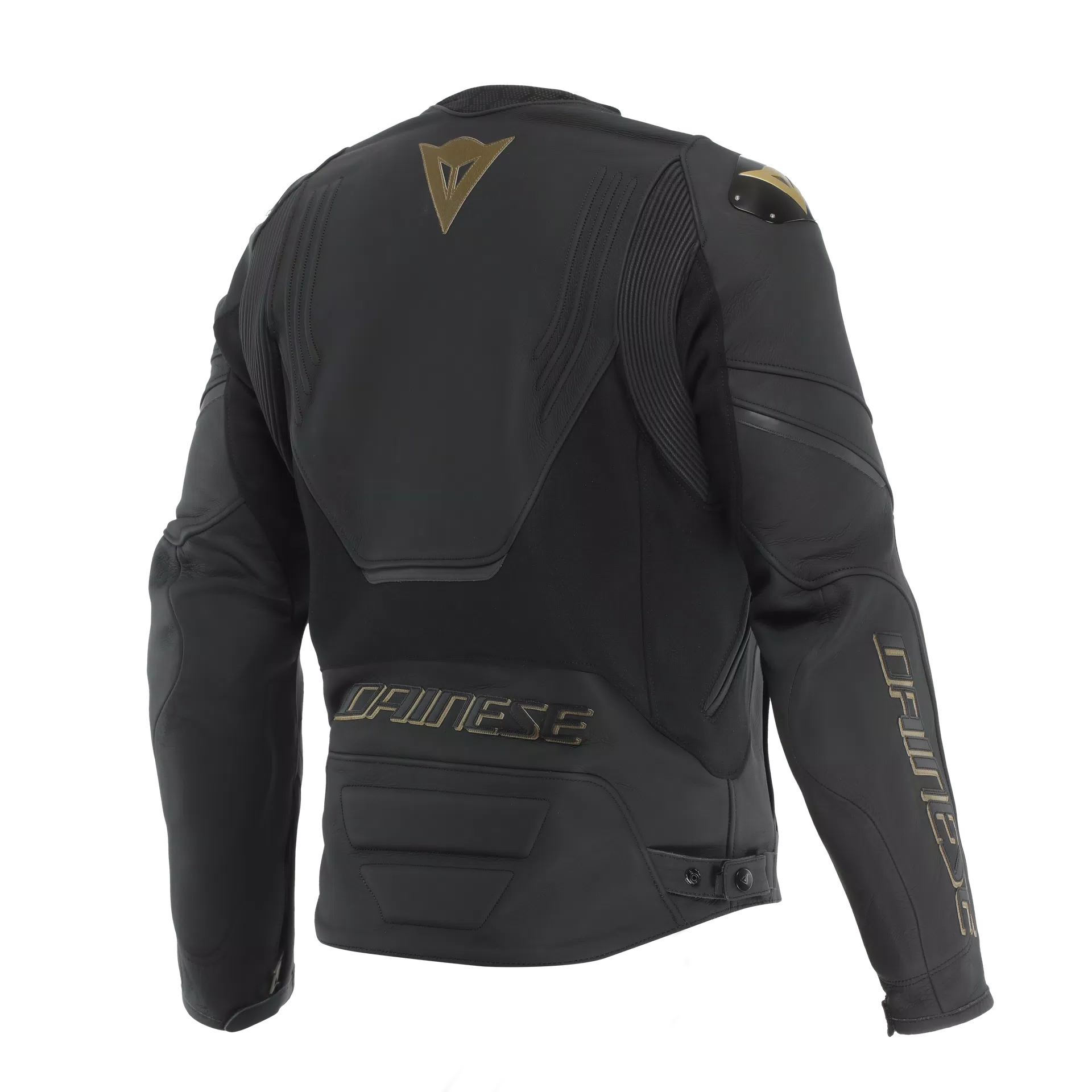 Dainese Racing 5 Leather Jacket - Black / Gold