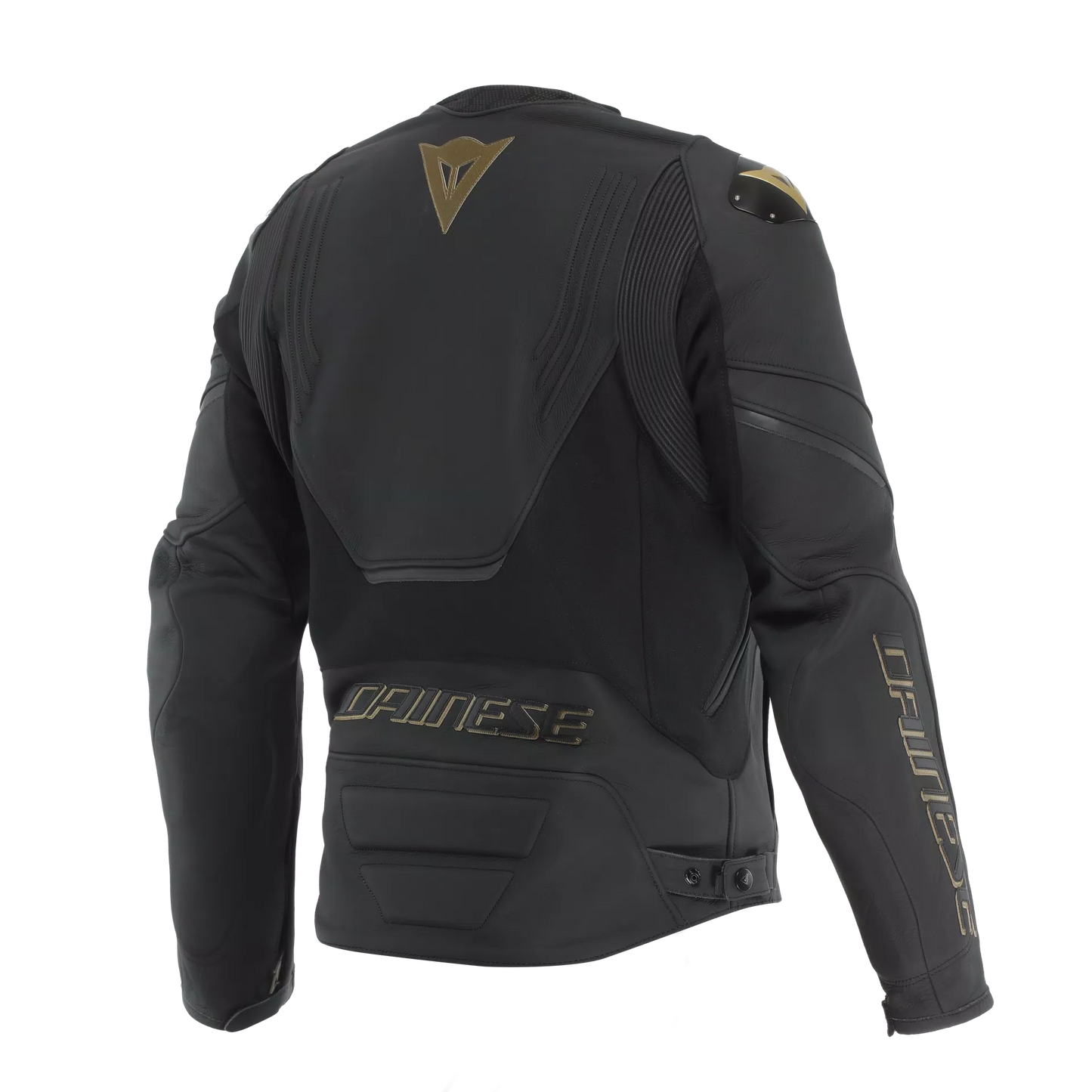 Dainese Racing 5 Leather Jacket - Black / Gold