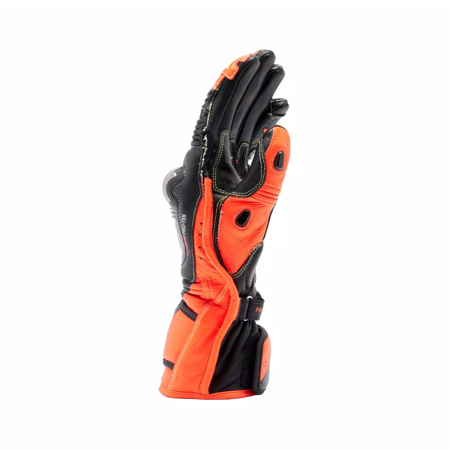 Dainese Full Metal 7 Gloves - Black / Fluo Red