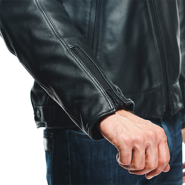 Dainese Zaurax Leather Jacket - Black