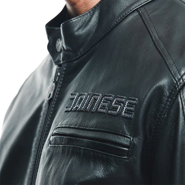 Dainese Zaurax Leather Jacket - Black