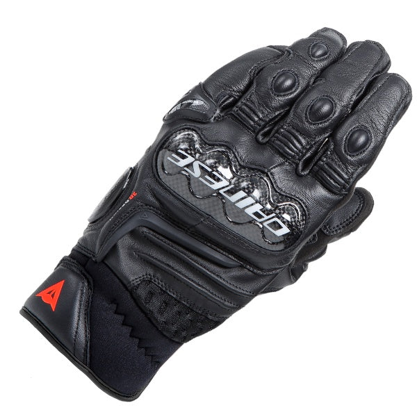 Dainese Carbon 4 Short Leat Glove 631 - Black/Black