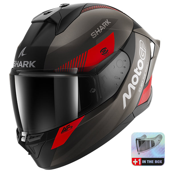 Shark Skwal Cup MotoGP KAR - Black / Red