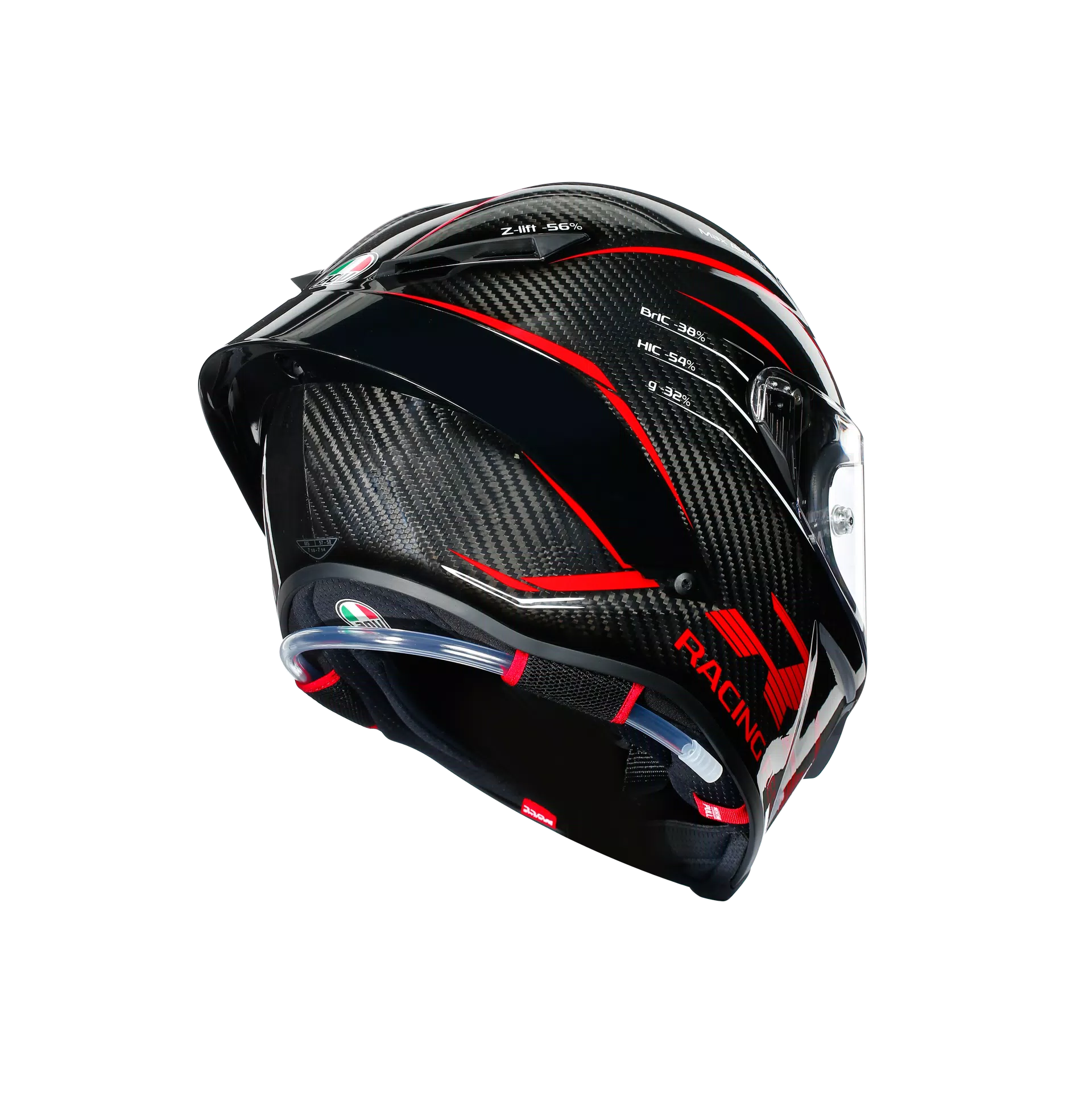AGV Pista GP-RR Performance 22.06 Carbon - Black / Red