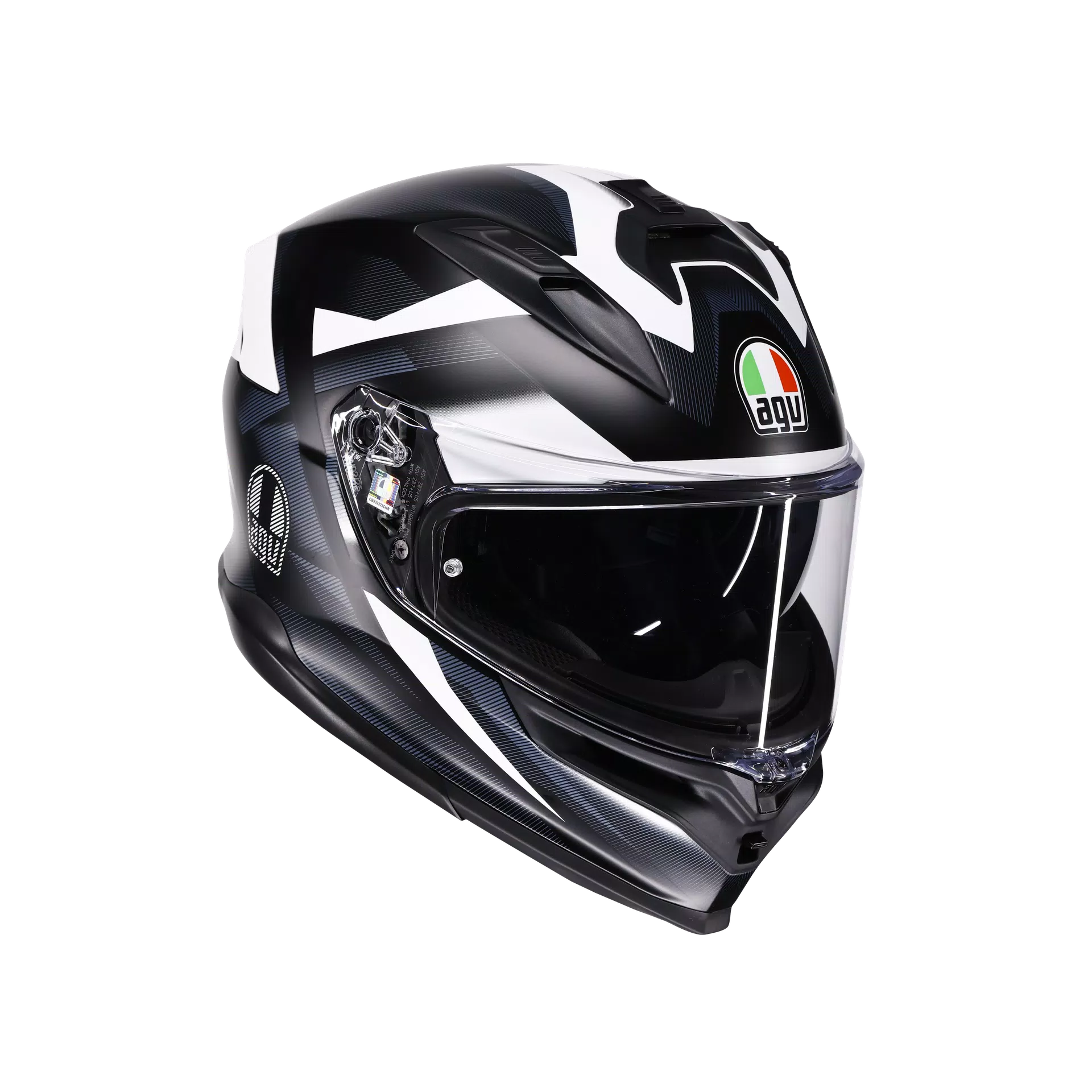 Agv K7 Sports Touring Helmet Glimpse - Matt Black / White