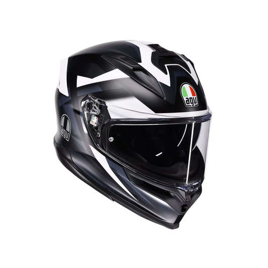 Agv K7 Sports Touring Helmet Glimpse - Matt Black / White