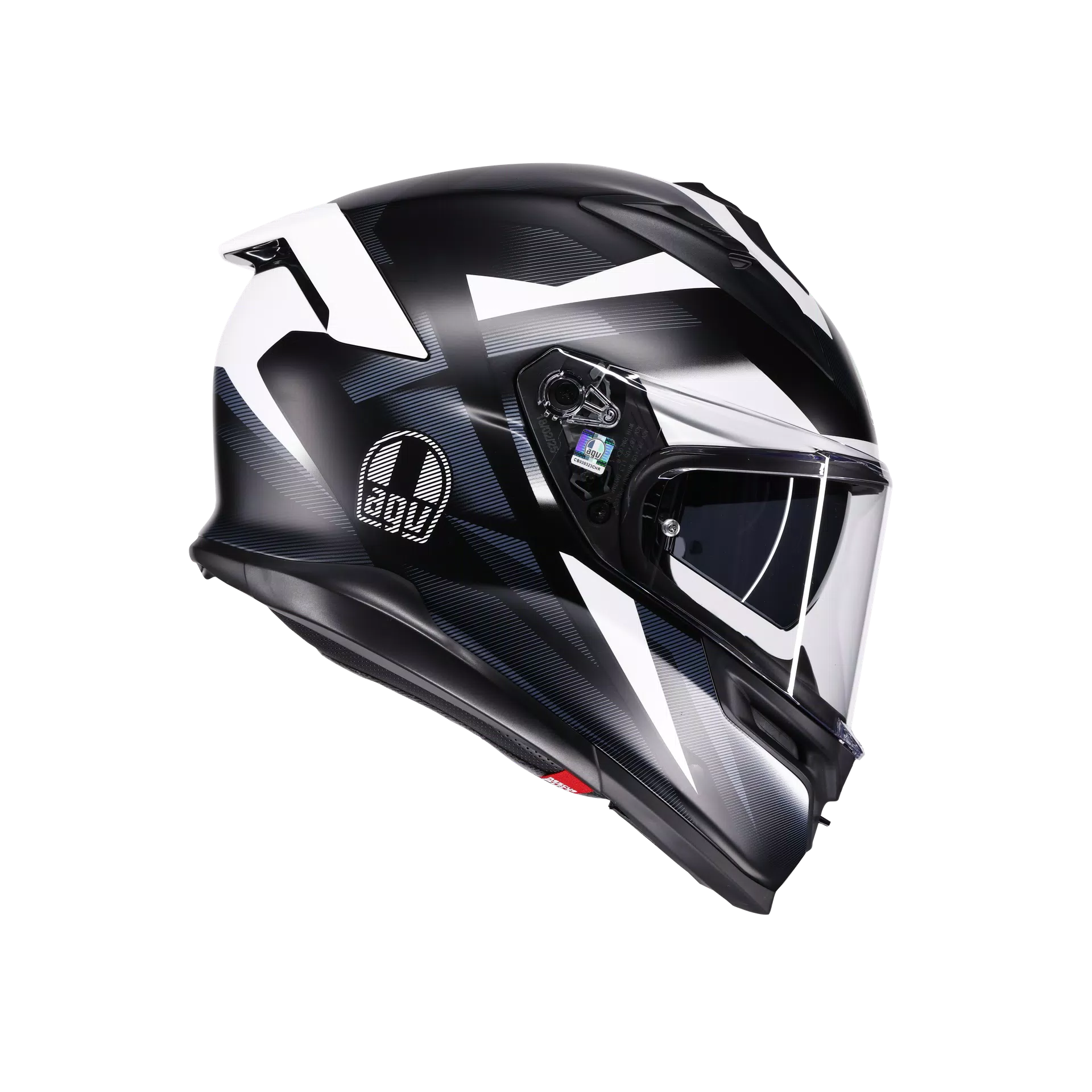 Agv K7 Sports Touring Helmet Glimpse - Matt Black / White