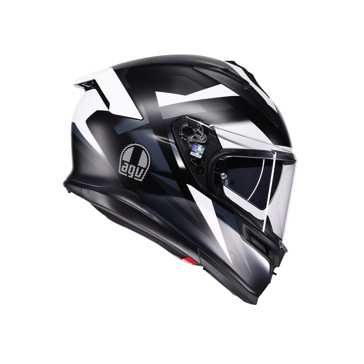 Agv K7 Sports Touring Helmet Glimpse - Matt Black / White