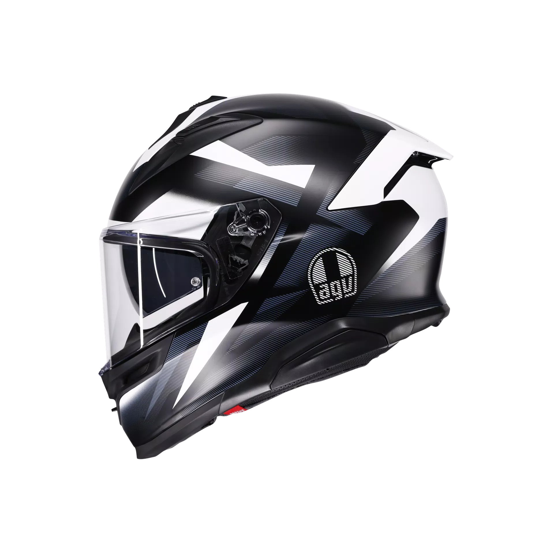 Agv K7 Sports Touring Helmet Glimpse - Matt Black / White
