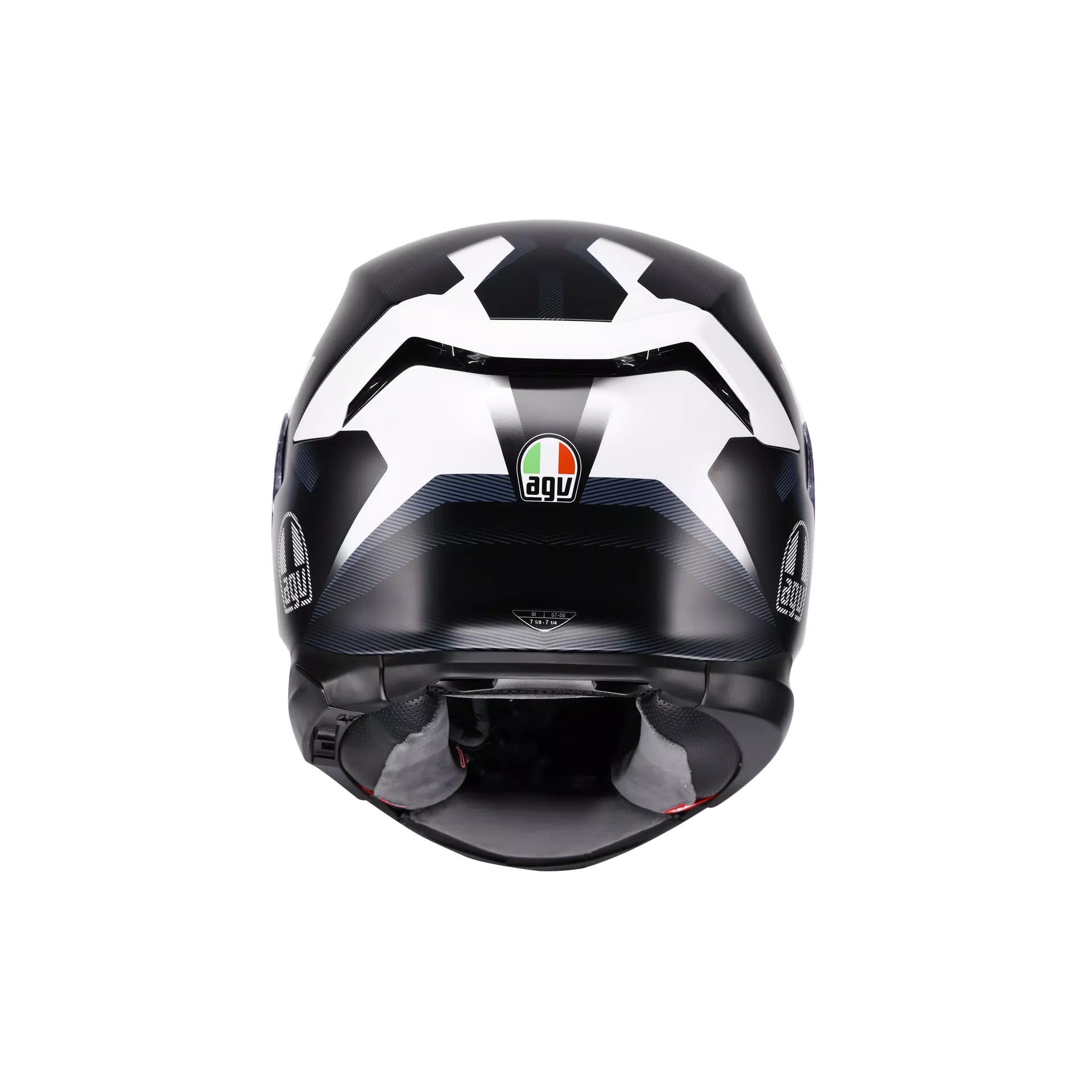 Agv K7 Sports Touring Helmet Glimpse - Matt Black / White