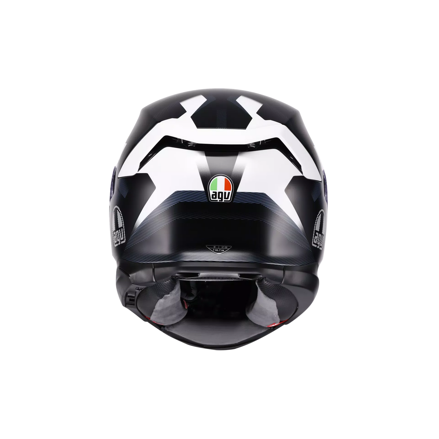Agv K7 Sports Touring Helmet Glimpse - Matt Black / White