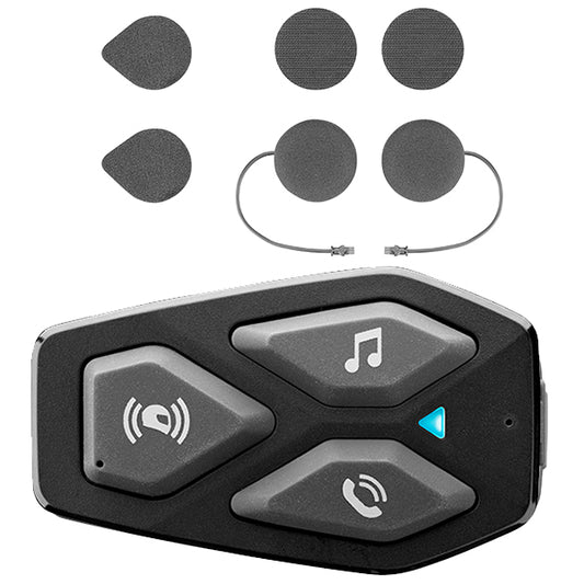 Interphone U-COM 3 Bluetooth Intercom - Single Pack + 40 MM Speaker Bluetooth Set