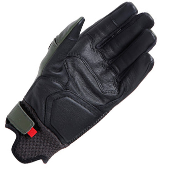 Dainese Karakum ErgoTek Gloves - Army Green / Black