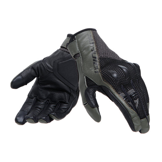 Dainese Karakum ErgoTek Gloves - Army Green / Black