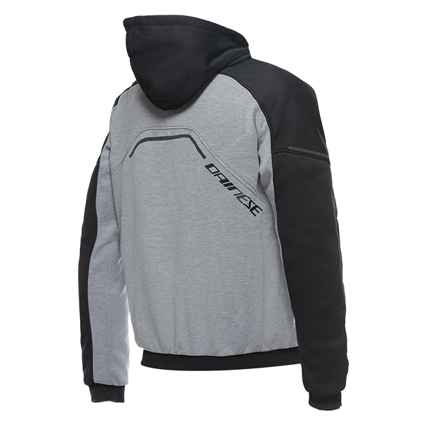 Dainese Daemon-X Safety Hoodie - Grey / Black / Fluo Red