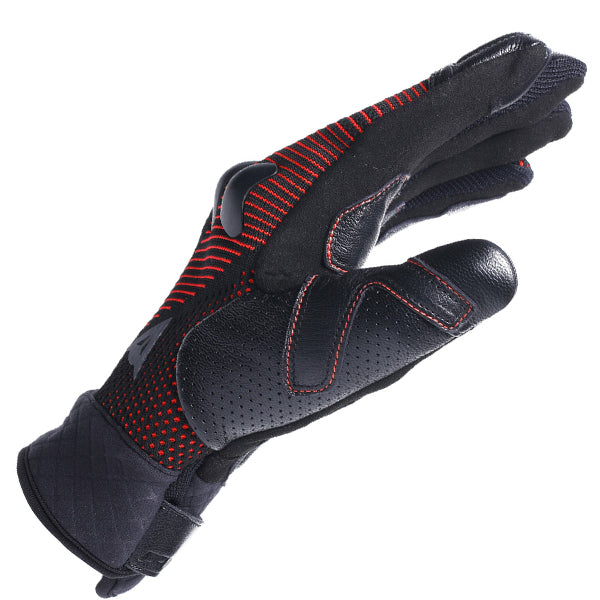 Dainese Unruly Ergo Tek Gloves - Black / Fluo Red