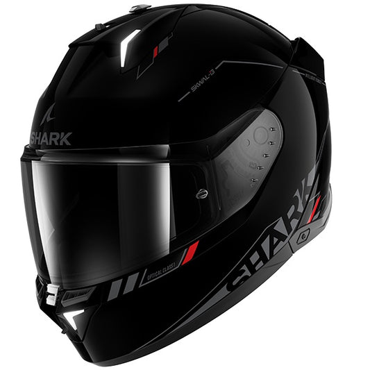 Shark Skwal I3 Blank SP Full Face Helmet KAR - Gloss Black