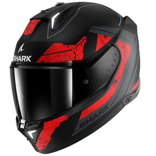 Shark Skwal I3 Rhad Full Face Helmet KUR - Black / Red