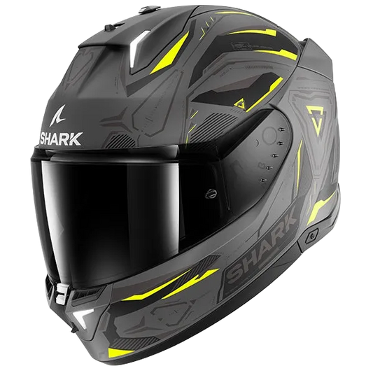 Shark Skwal I3 Linik Full Face Helmet AYK - Anthracite / Yellow