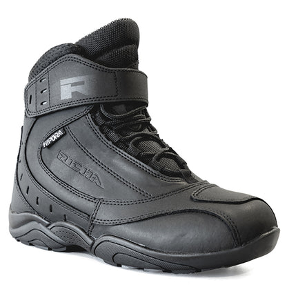 Richa Slick Waterproof Short Boots - Black / Black