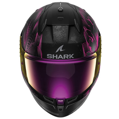 Shark D-Skwal 3 Mayfer Full Face Helmet KVA - Matt Black / Pink
