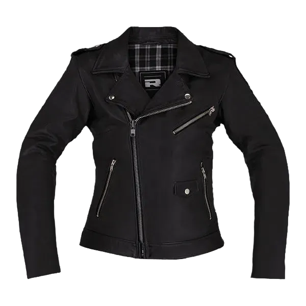 Richa Brighton Ladies Leather Jacket - Black