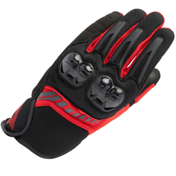 Dainese Mig 3 Air Textile Gloves - Black / Red