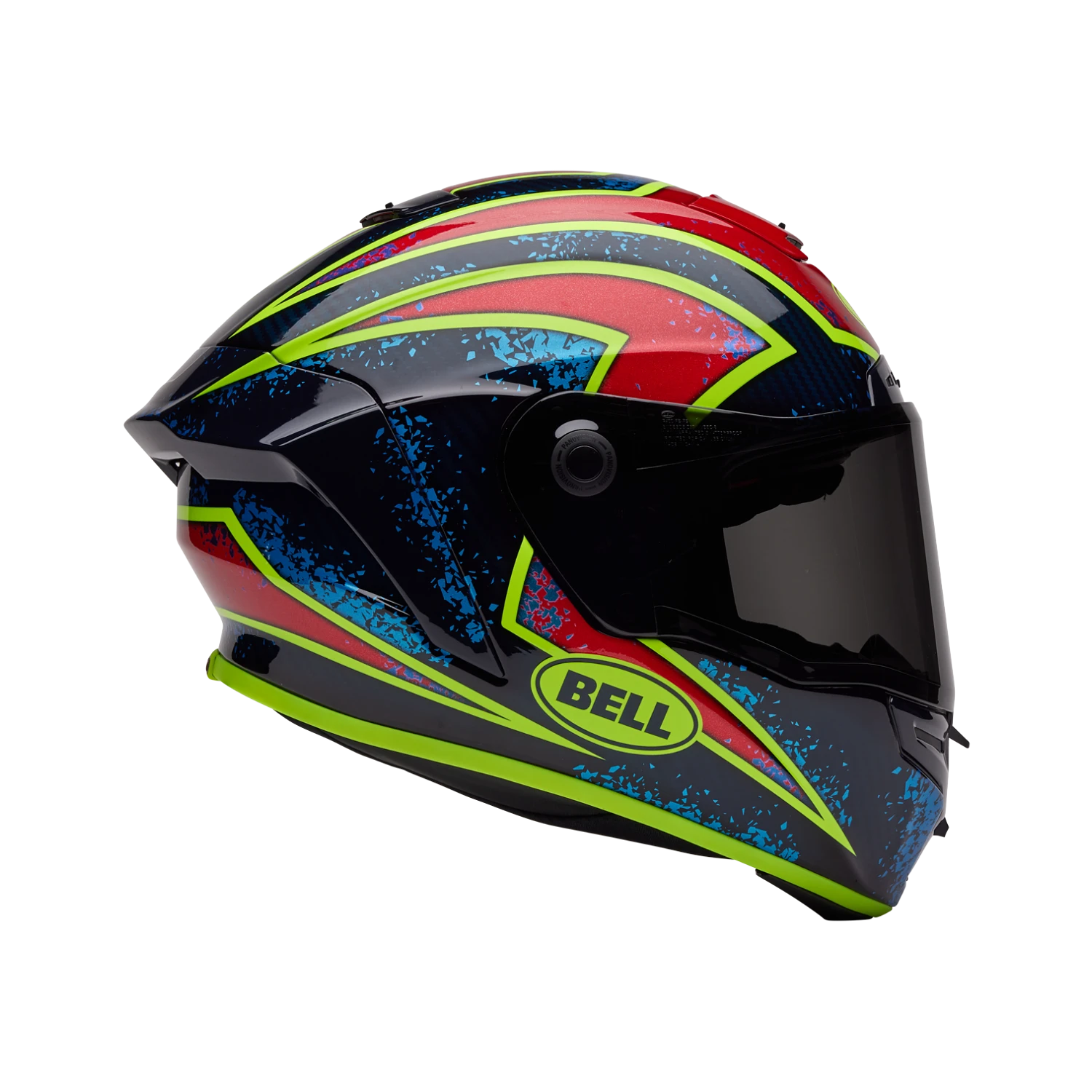 Bell Racestar Flex DLX Xenon - Gloss Blue / Retina