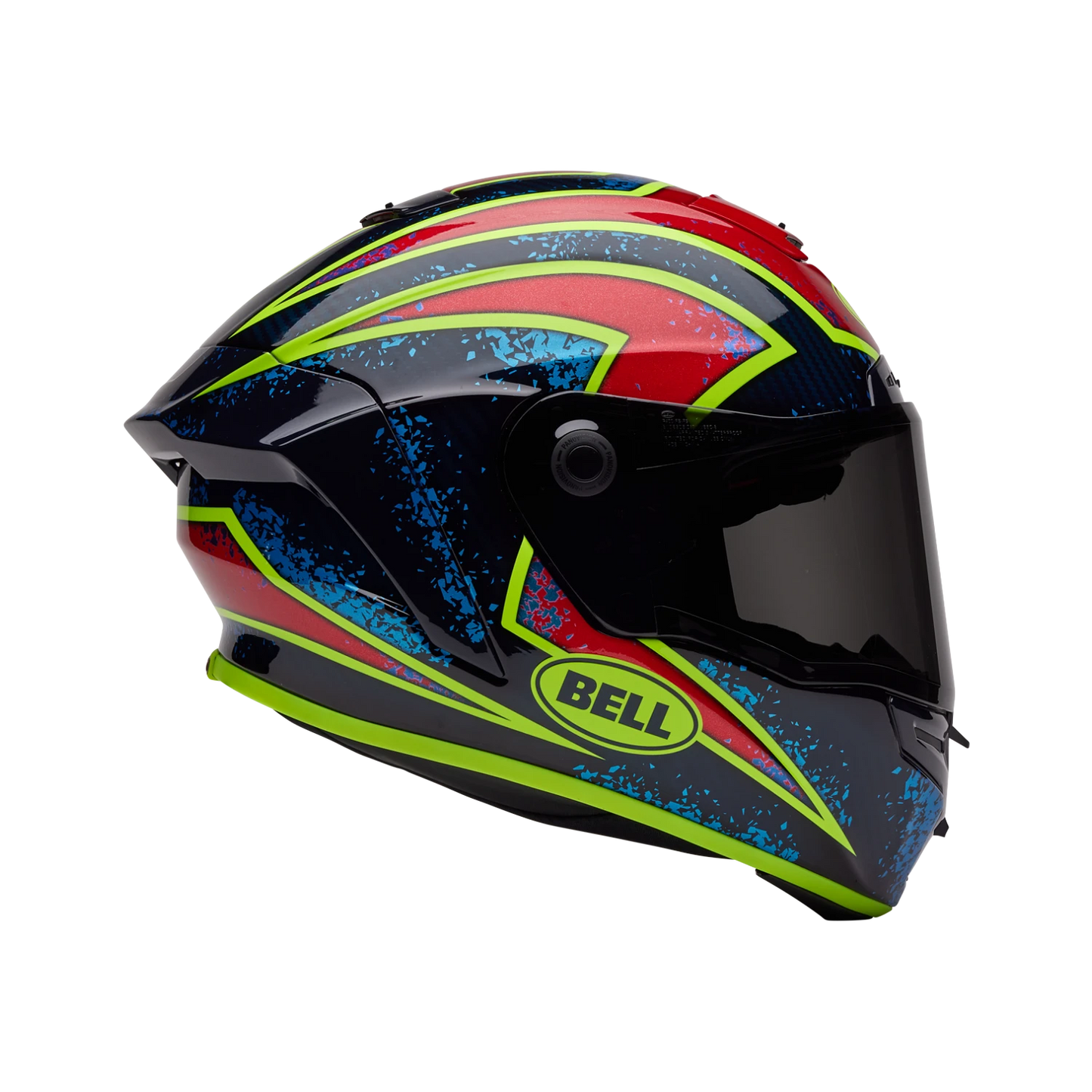 Bell Racestar Flex DLX Xenon - Gloss Blue / Retina