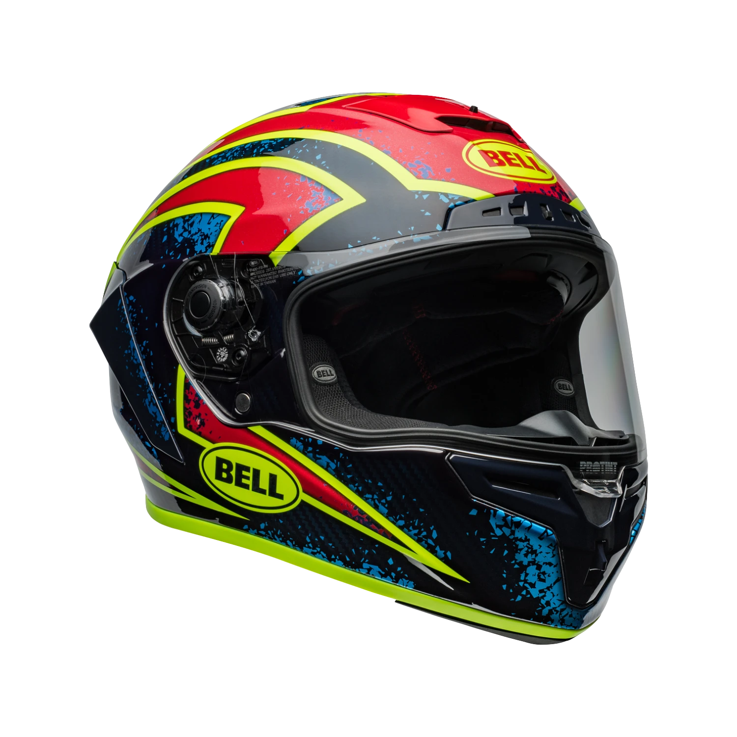 Bell Racestar Flex DLX Xenon - Gloss Blue / Retina