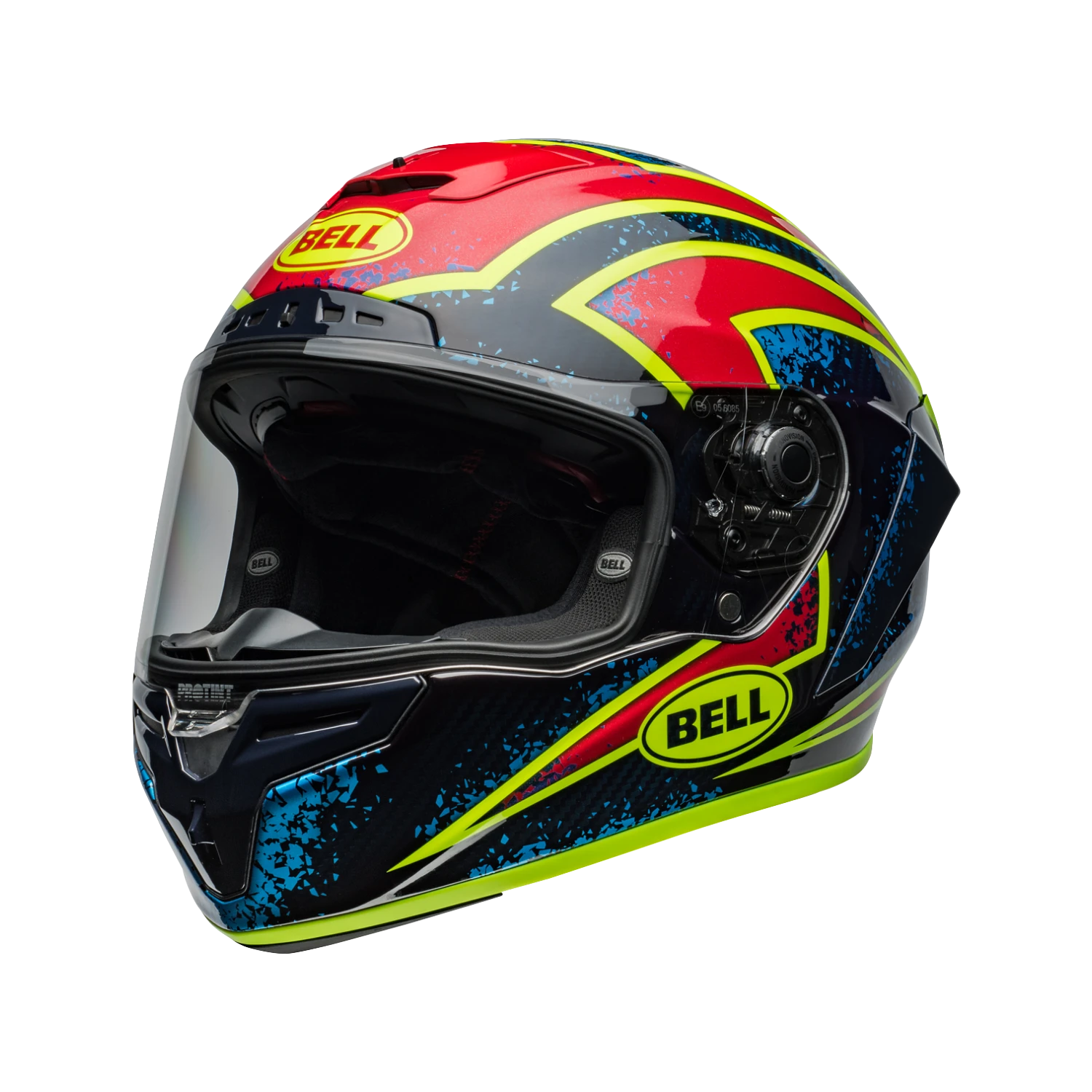Bell Racestar Flex DLX Xenon - Gloss Blue / Retina