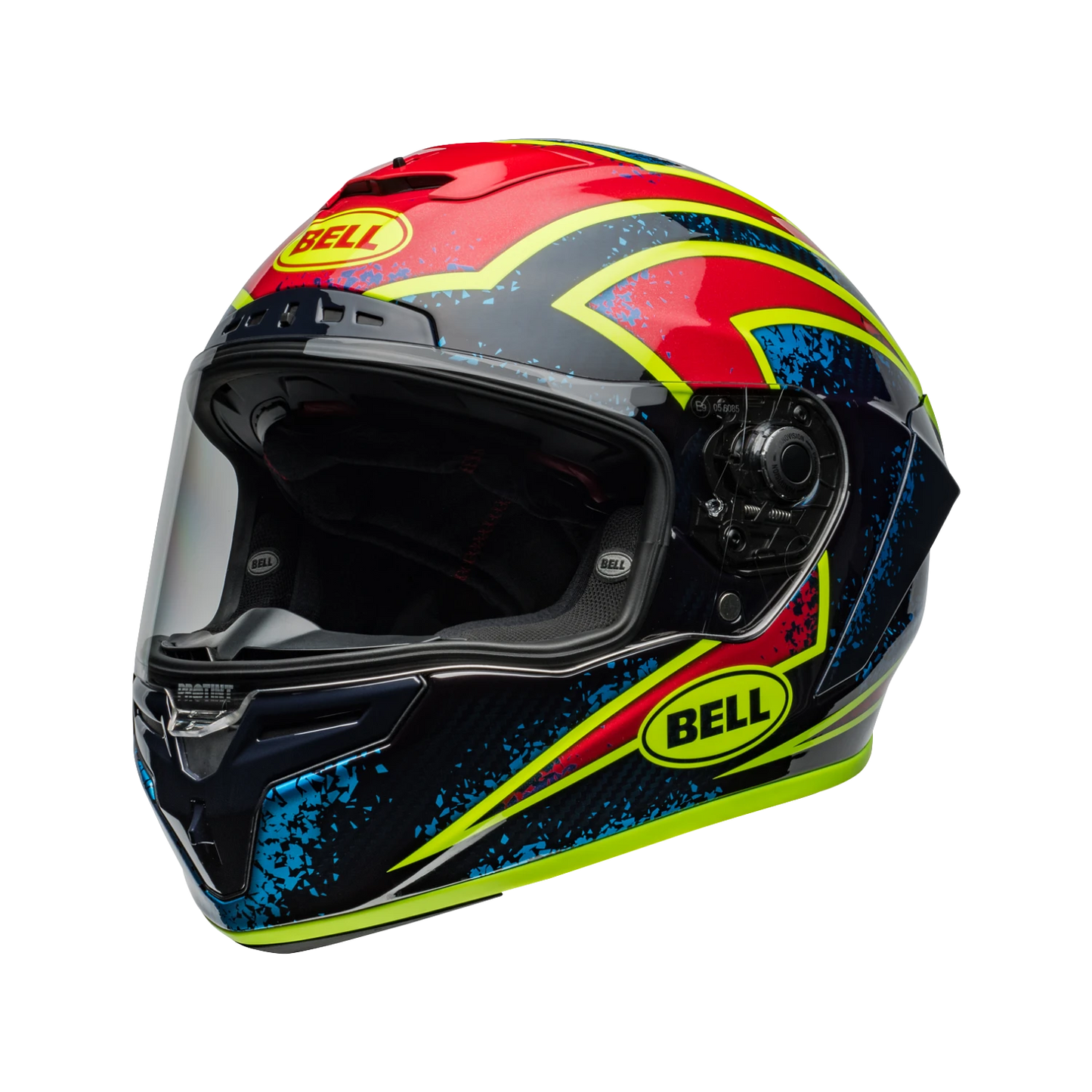 Bell Racestar Flex DLX Xenon - Gloss Blue / Retina