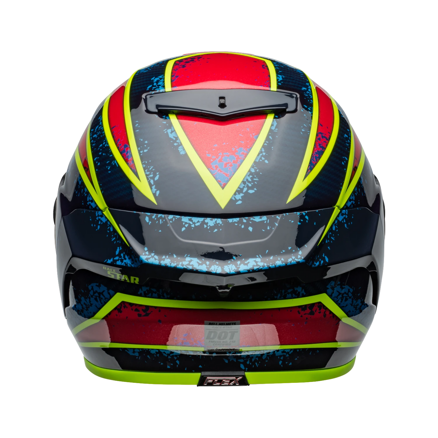 Bell Racestar Flex DLX Xenon - Gloss Blue / Retina