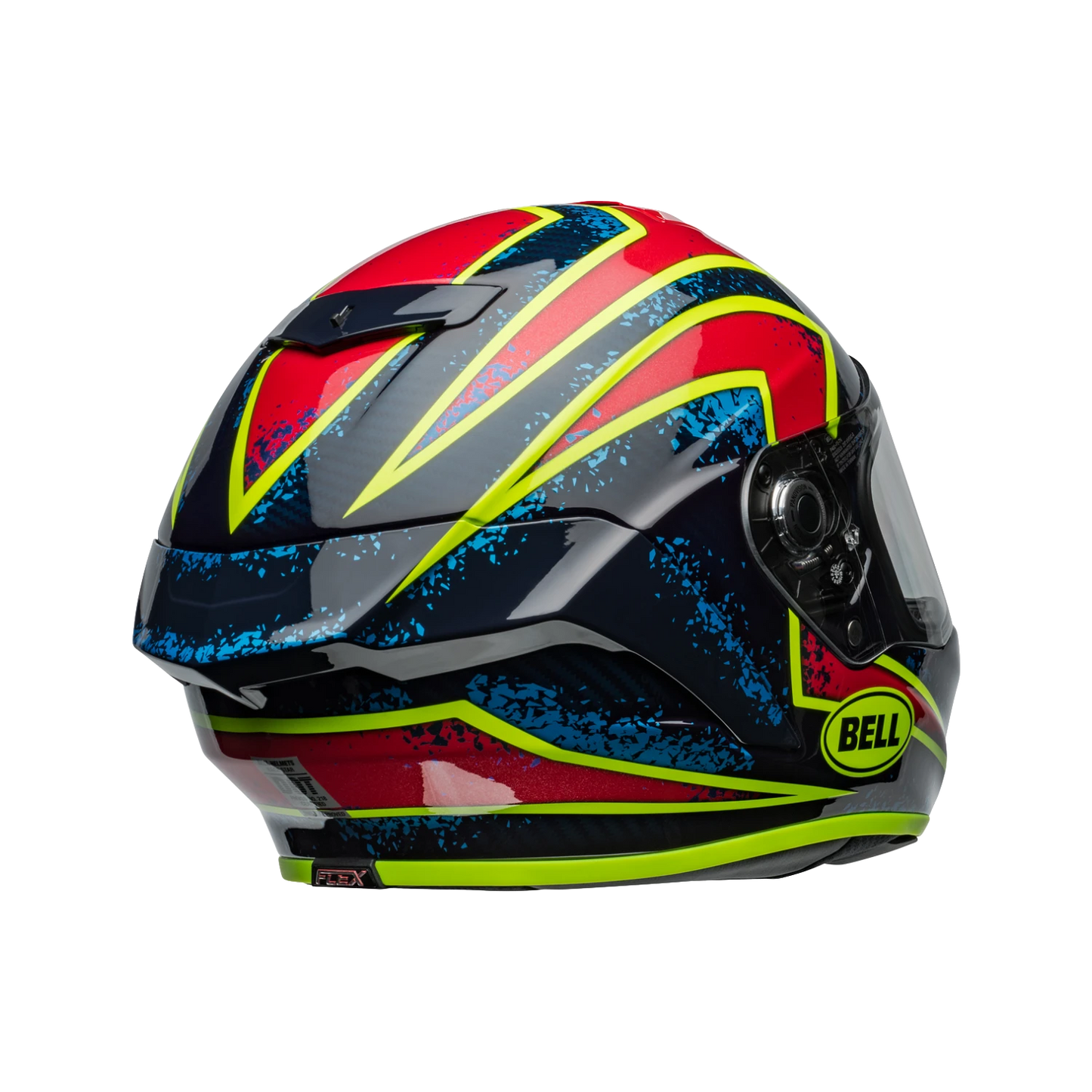 Bell Racestar Flex DLX Xenon - Gloss Blue / Retina