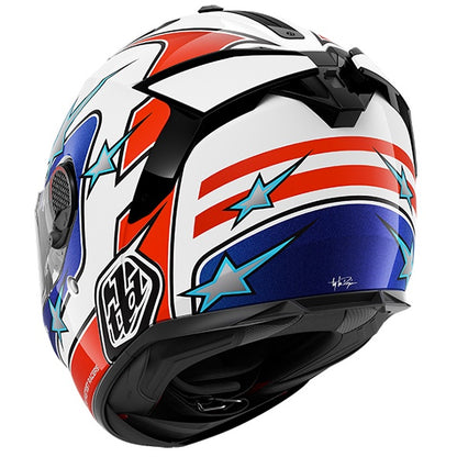 Shark Spartan GT Pro Flagstaff Full Face Helmet WRB - White / Blue / Red