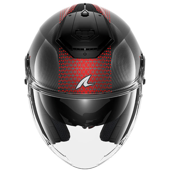 Shark RS Jet Carbon Ikonik DRU - Red / Black