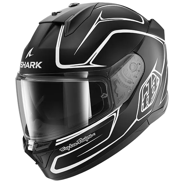 Shark D-Skwal 3 Full Face Helmet Drone KWK - Black / White
