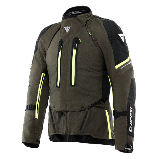 Dainese Super Adventure Abshell Jacket - Tarmac / Black / Fluo Yellow