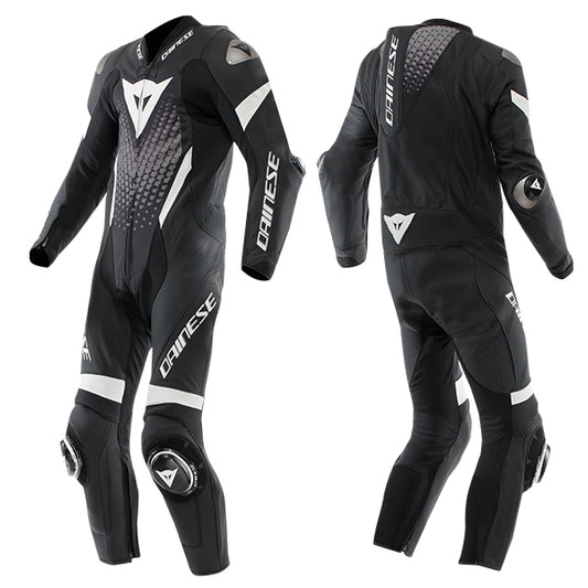Dainese Laguna Seca 6 Perforated 1 Piece Suit - F13 Black / White / Anthracite